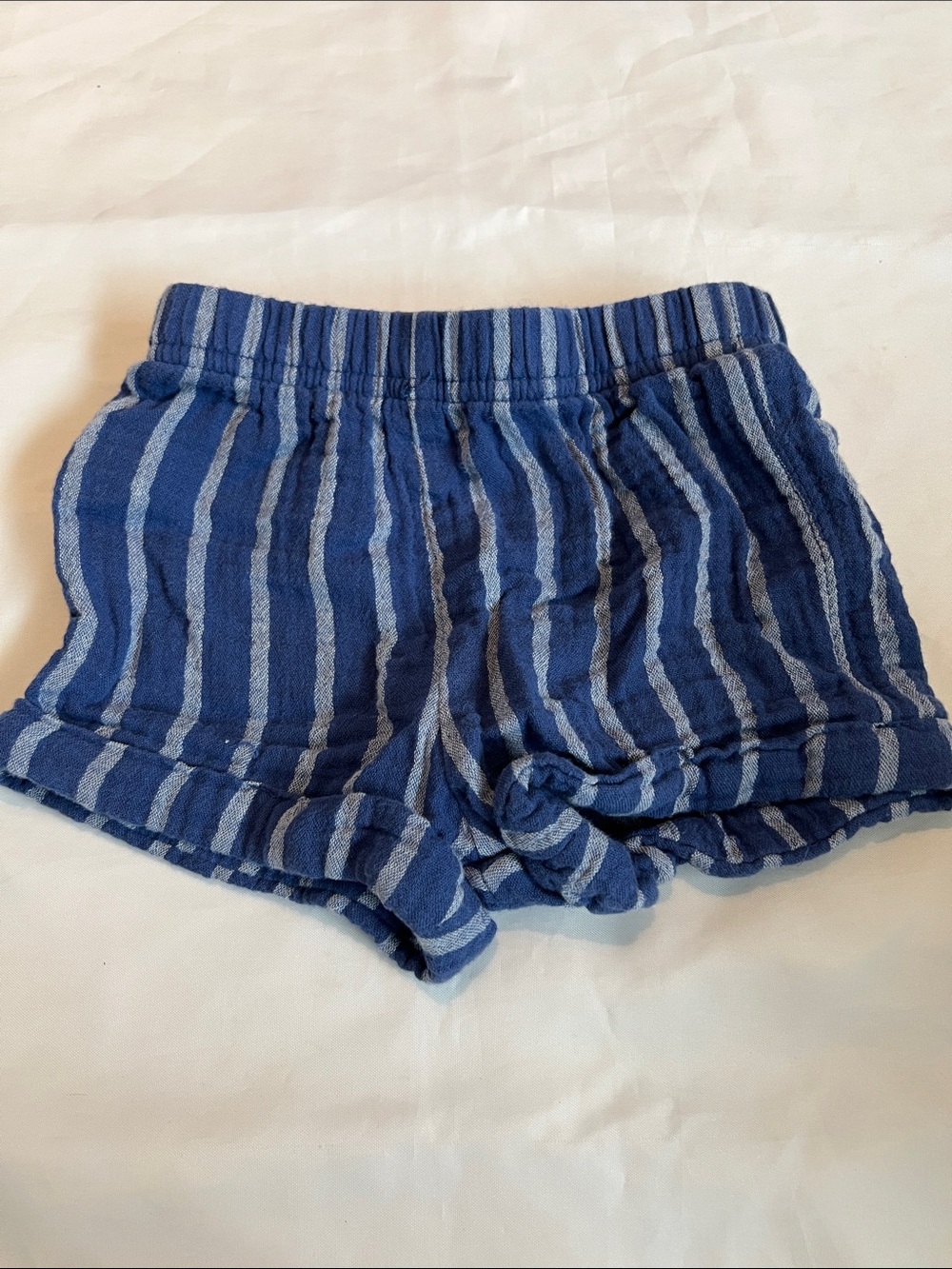 “Bundle 10/$13” Cat & Jack 3-6M Navy Light Blue Striped Terry baby boy Shorts